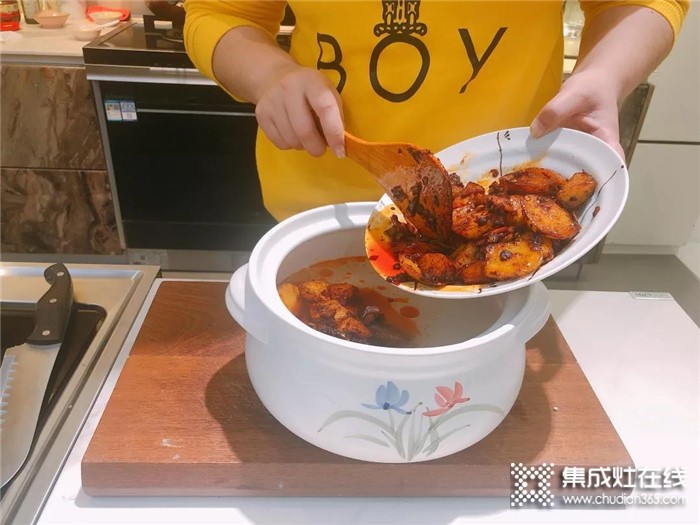 火星人集成灶X7Z土豆燜飯，懶人蒸飯一鍋端！