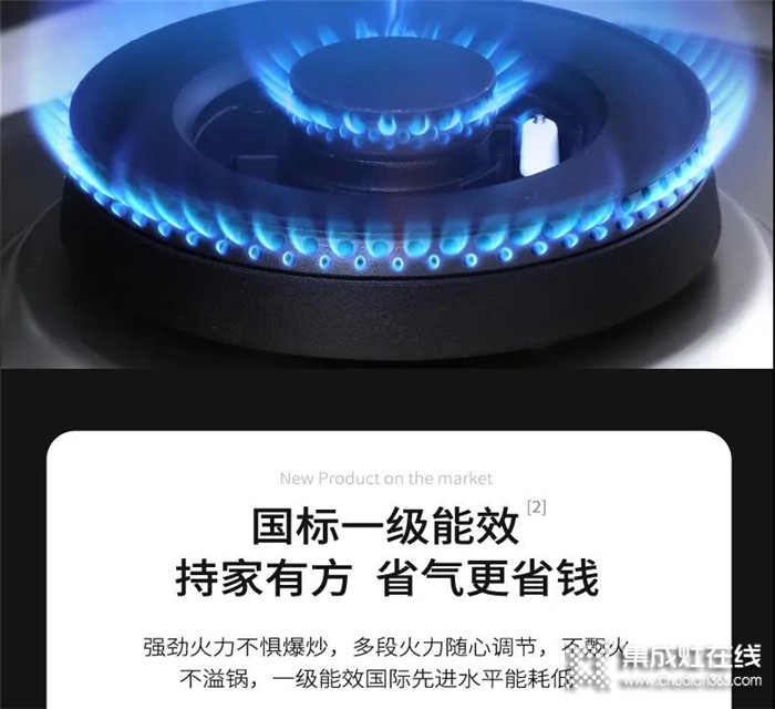 省水省電省燃?xì)獾募迅杓稍睿锍担? /></div>
<div></div>
<div>佳歌集成灶集成的灶具摒棄鐵、鋁制爐頭，采用最高品質(zhì)的純銅分火器，優(yōu)化氣道，燃?xì)夤┙o更均勻高效，火力突破性達(dá)到5.0kW，并且能效等級為一級能效。不但爆炒給力炒菜更香，完成一桌菜的速度也更快。</div>
<div></div>
<div>實驗證明，同樣煮沸1000ml水，佳歌集成灶一級能效5.0kW火力相比二級能效4.0kW火力集成灶，煮沸時間縮短了約1/4。</div>
<div></div>
<div style=