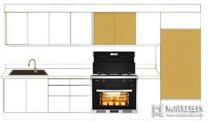 節(jié)省80%廚電，萊普蒸烤消一體集成灶到底有多省空間？
