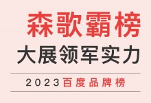 大展領軍實力！森歌榮登太平洋家居品牌榜